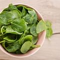 fresh spinach leaves