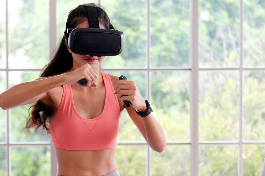 VR fitness goals setting