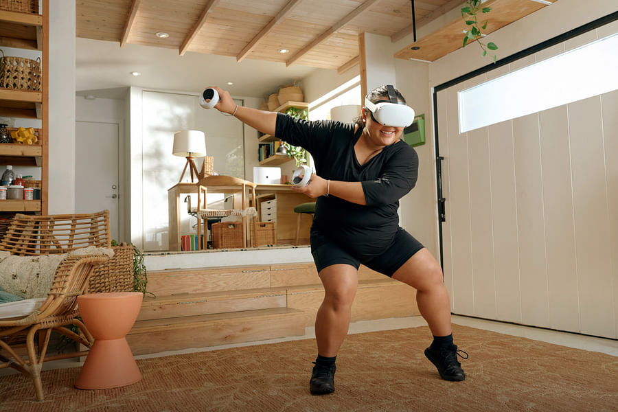 VR dance workout
