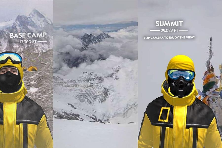 VR Mount Everest climbing experience