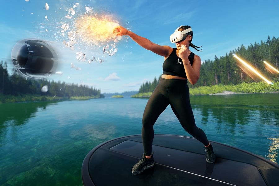 fun VR underwater exercise game