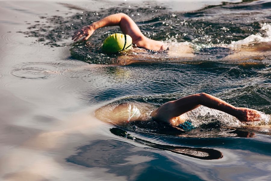 VR swimming muscle strengthening