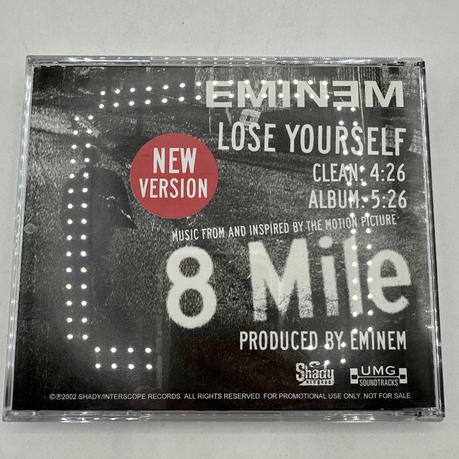 Lose Yourself Eminem album cover