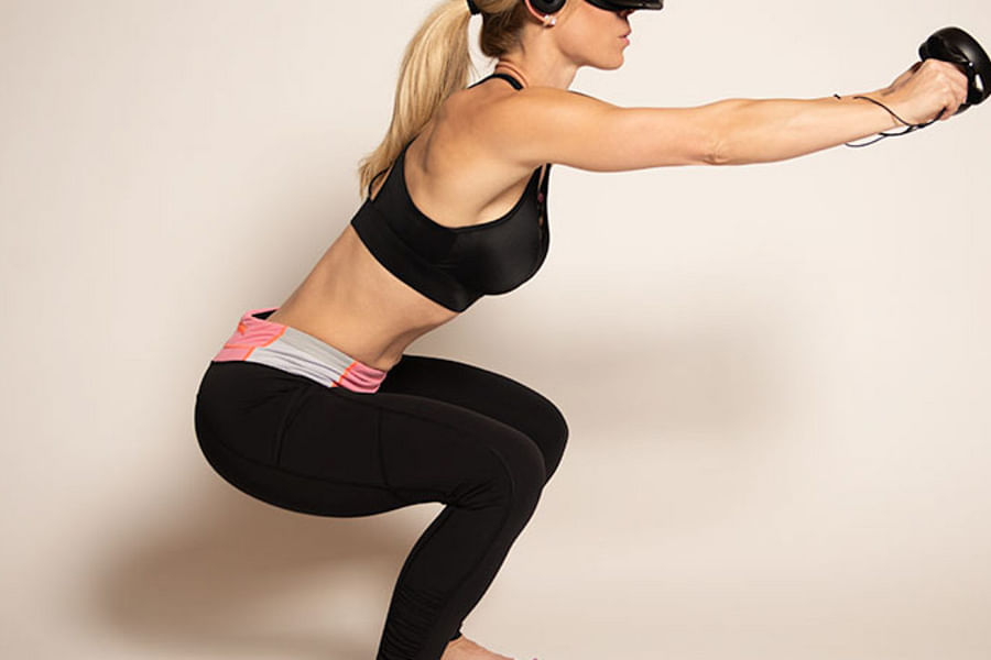 VR workout tempo matching