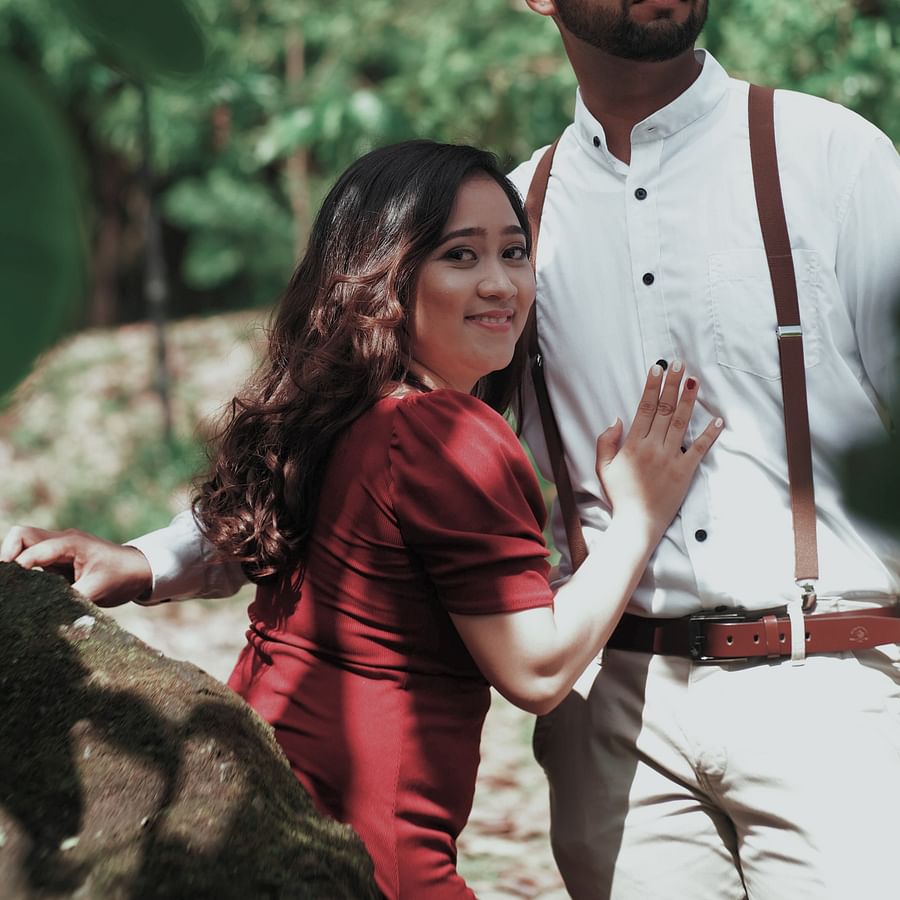 Person engaged in a virtual reality workout